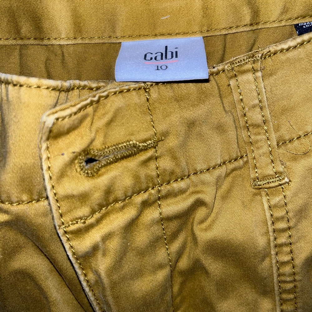 CAbi Mustard Yellow Chinos - Picture 3 of 5